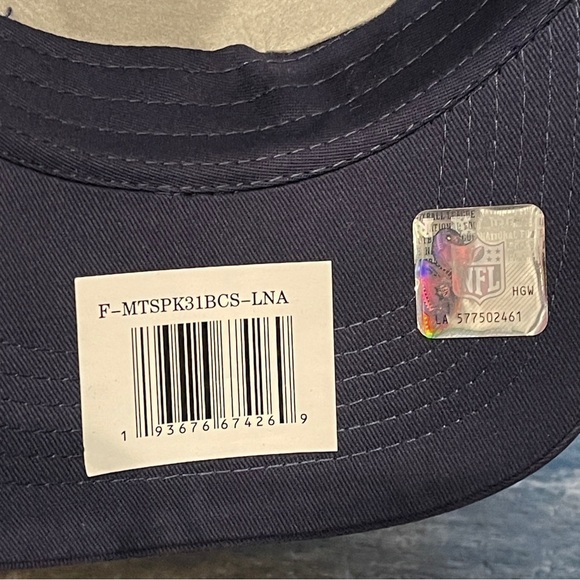 Tennessee‎ Titans Hat NFL Team Navy Silver Sequins Logo Adjustable Football NEW - Picture 11 of 13